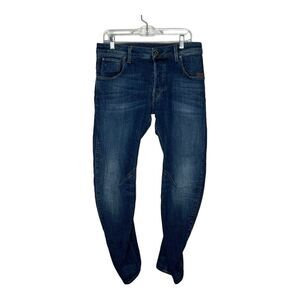 G-STAR Raw Jeans Men ARC 3D Loose Tapered Jeans Size 31x32 Measures 34W 30L